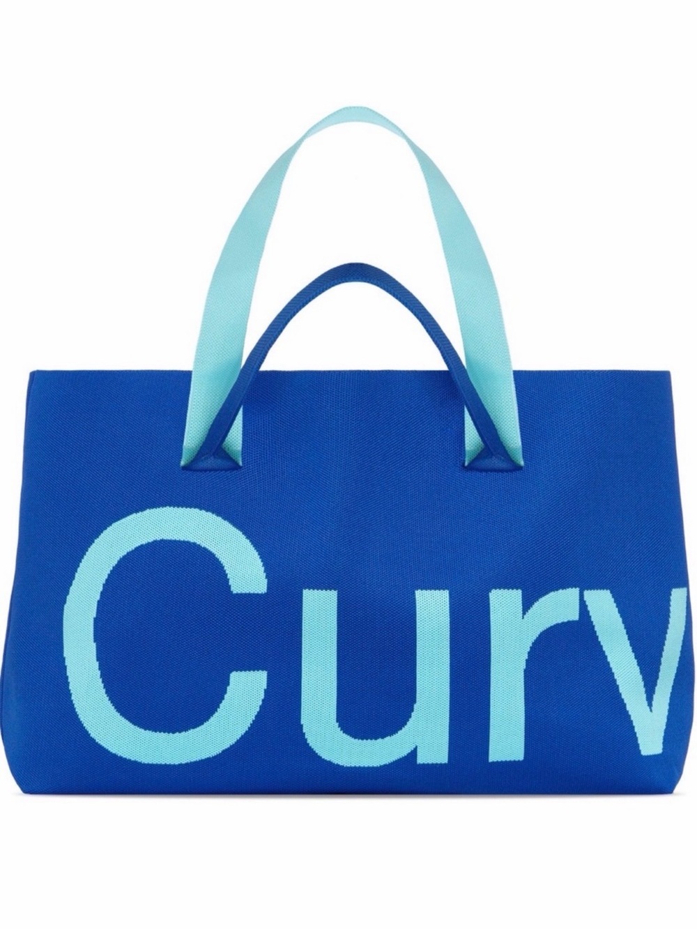Curves by Sean Brown Tote (Azure)